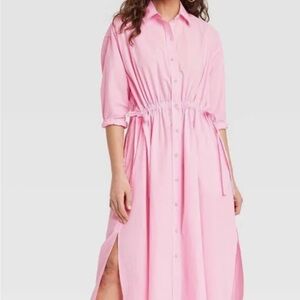 Universal Thread Long Sleeve Pink Dress